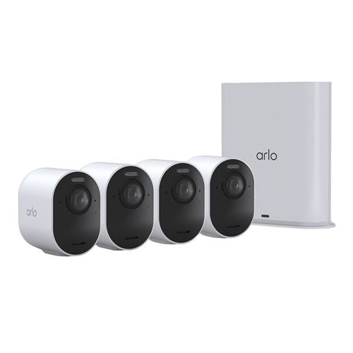 Arlo Ultra 3 Security Camera - White (Four Pack) — vista 1
