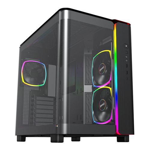 Montech KING 95 Pro Tempered Glass ATX Mid-Tower Computer Case - Black — vista 1