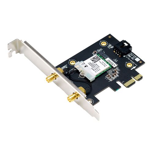 ASUS AX1800 PCIe WiFi Adapter (PCE-AX1800)
 WiFi 6, Bluetooth 5.2 — vista 1