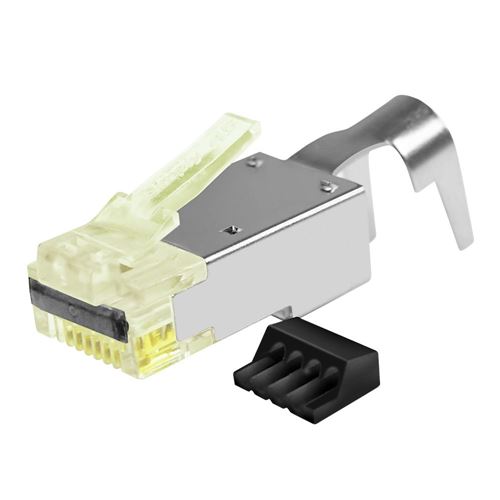 PROSeries Pass Through Shielded Yellow Tint, Hi/Lo Stagger - 50pc Jar
 Cat7a/7/6a/6 STP, C — vista 1