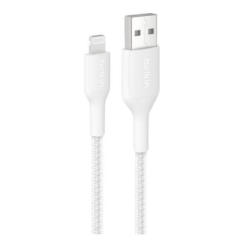 Belkin Braided USB-A Cable with Lightning Connector - 6.6 ft. — vista 1