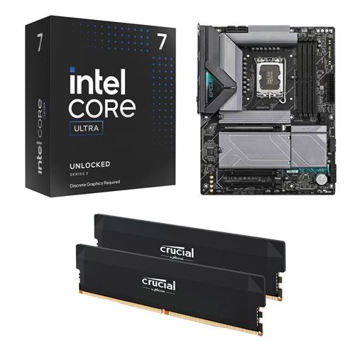 Intel Core Ultra 7 265KF, Gigabyte Z890 Eagle 1851, Crucial Pro 32GB DDR5-6400 Kit, Comput — vista 1