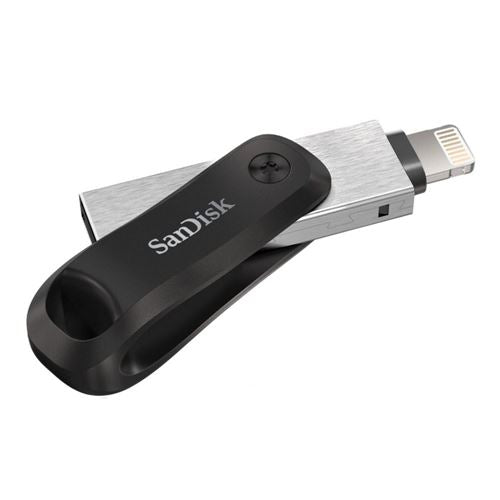 Sandisk 256GB iXpand Flash Drive Go
 for iPhone and iPad;  USB 3.0 / Lightning Connecter;  — vista 1