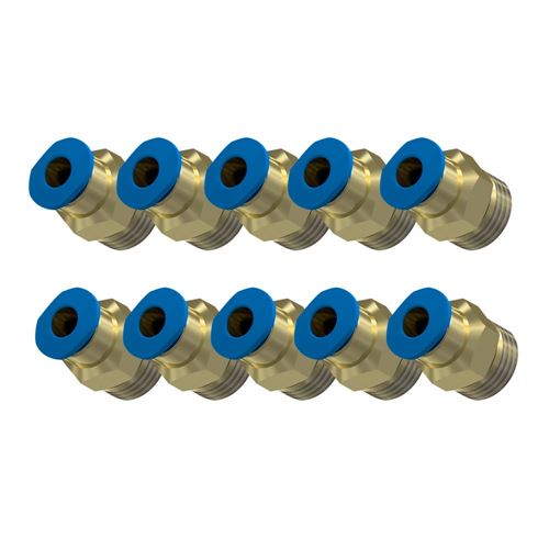 Leo Sales Ltd. Pneumatic Connector - PC4-M10, Straight Fitting (Steel) — vista 1