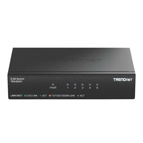 Trendnet TEG-S351 5-Port 2.5G Unmanaged Network Switch — vista 1
