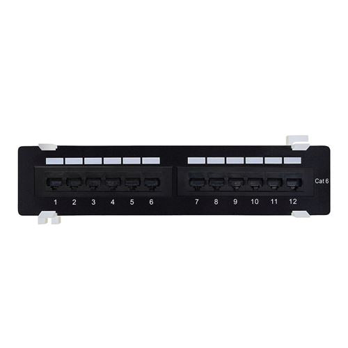 Shaxon 12 Port CAT6 RJ45-110 Mini Patch Panel — vista 1