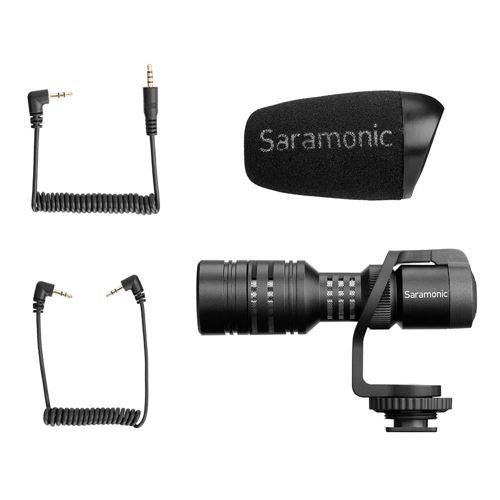 Saramonic VMICMINI Vmic Mini 3.5mm Shotgun Microphone - Black — vista 1