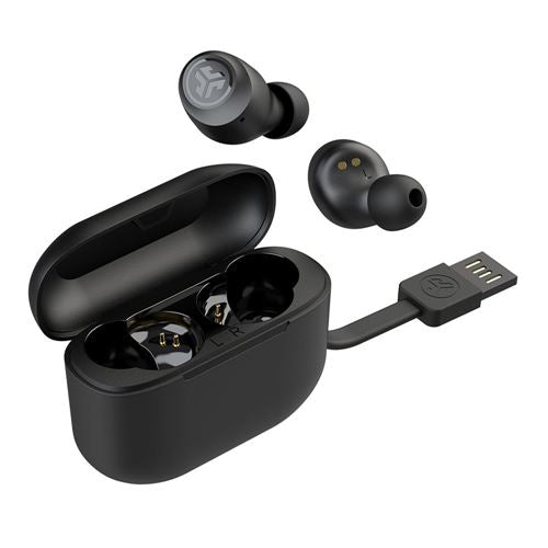 JLab Go Air Pop True Wireless Bluetooth Earbud - Black — vista 1