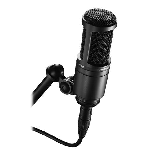 Audio-Technica AT2020 Cardioid Condenser Studio XLR Microphone (Black)
 Ideal for Project/ — vista 1