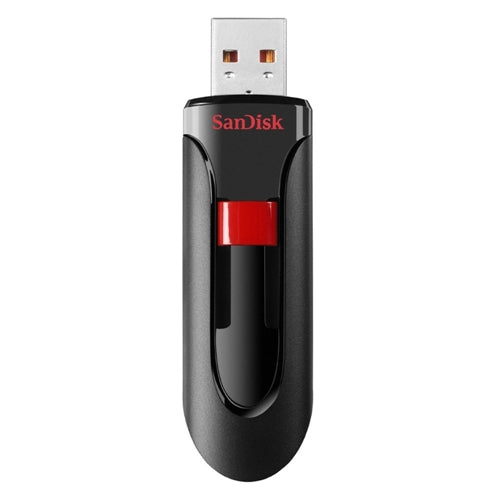 Sandisk 64GB Cruzer Glide USB 2.0 Flash Drive - Black — vista 1