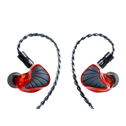 Apos x Community Rock Lobster IEM Earbuds - Red — vista 1