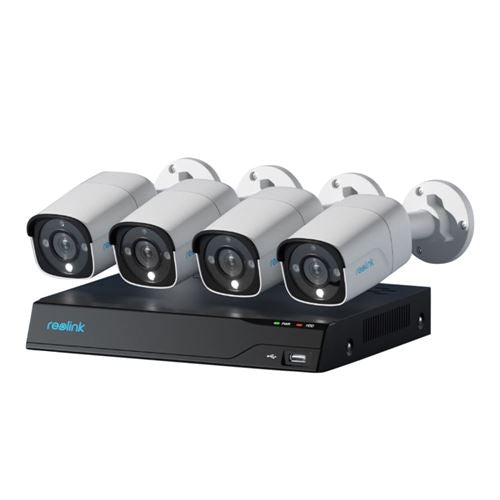 Reolink NVS8-12MB4 NVR Security Kit
 8-Channel;  4 Cameras Included;  2TB Pre-Installed HD — vista 1