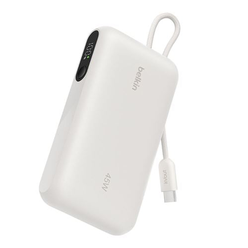Belkin 10K 45W PD LANYARD SAND — vista 1