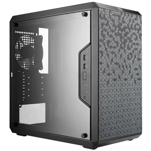 Cooler Master MasterBox Q300L microATX Mini Tower Computer Case - Black — vista 1