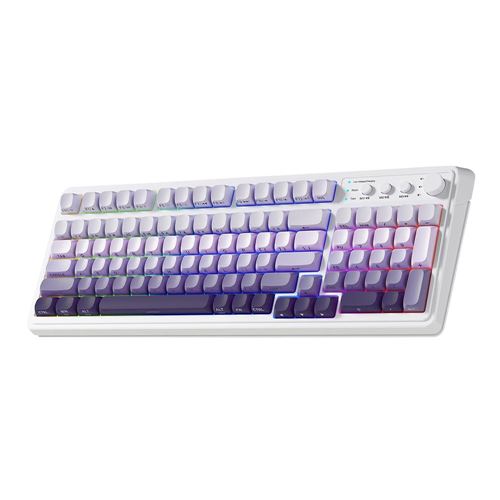 Aula S99 Tri Mode Gaming Keyboard - Pink — vista 1