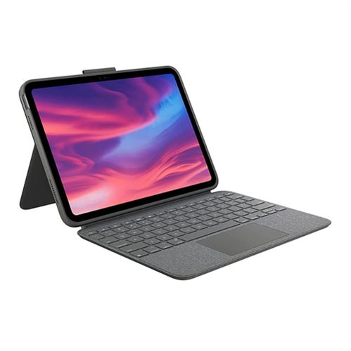 Logitech Combo Touch for iPad 10.9-inch (10th generation) - Oxford Grey — vista 1