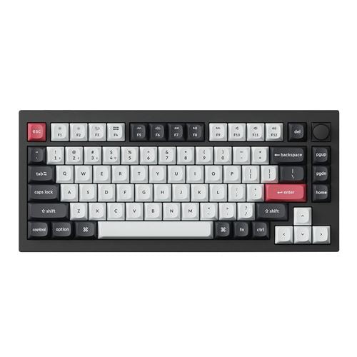 Keychron Q1 HE Keyboard Swappable RGB Backlight Nebula Switch Knob Version - Black — vista 1