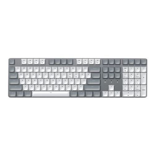 Satechi SM3 Full Size Wireless Mechanical Keyboard - Light Gray — vista 1