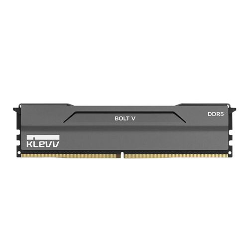 KLEVV BOLT V 32GB (2 x 16GB) DDR5-6400 PC5-51200 CL30 Dual Channel Desktop Memory Kit 5AGUA80-64B300H - Charcoal Gray — vista