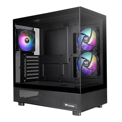 Thermaltake View 270 Plus SR ARGB Tempered Glass ATX Mid-Tower Computer Case - Black — vista 1