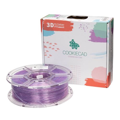 Cookiecad 1.75mm PLA Glitter 3D Printer Filament Multi Color Color 1.00 kg (2.2 lbs.) Spoo — vista 1