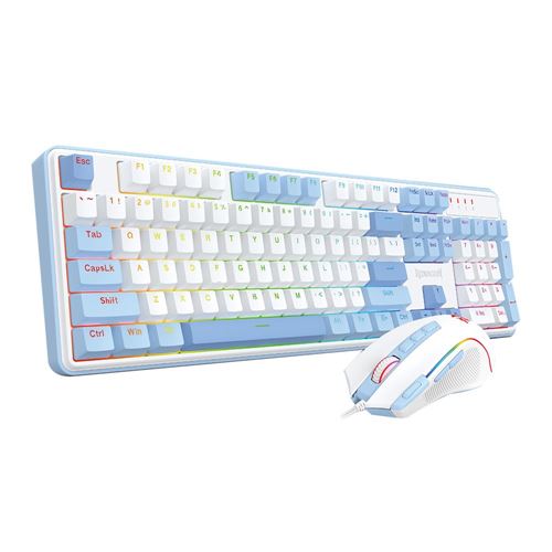 Redragon S139 Gaming Essentials Mechanical Keyboard and Mouse Combo Set — vista 1