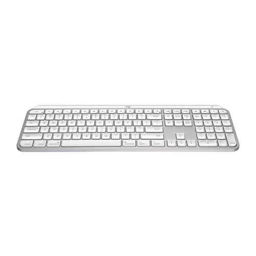 Logitech MX Keys S for Mac Wireless Keyboard - Pale Gray — vista 1