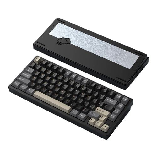 WOBKEY Rainy 75 Pro Keyboard, Cocoa Switch - Anodized Black — vista 1