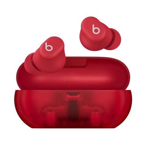 Auriculares Beats Solo Buds True Wireless Bluetooth – Rojo Transparente – In Ear – 9684470 — vista 1