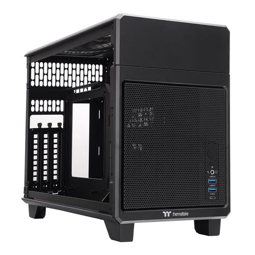 Thermaltake TR100 Mini-ITX Mini Tower Computer Case - Black — vista 1