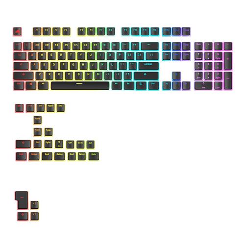 Glorious GPBT Aura V3 Pudding-Style Universal Keycaps — vista 1