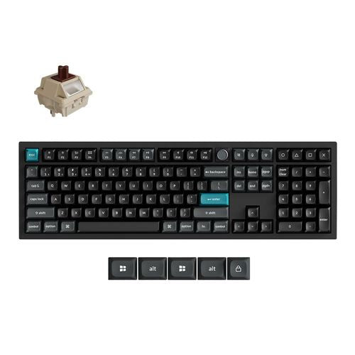 Keychron Q6 Ultra RGB Knob Version 8K Wireless Mechanical Keyboard - Black — vista 1