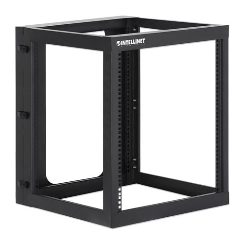 Intellinet 19 inch Wall Mount 4-Post Open Frame Network Rack - 12U — vista 1