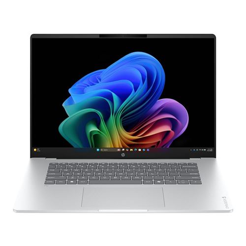 HP OmniBook 5 Next Gen AI OLED 16" Laptop Computer - Glacier Silver Aluminum
 Snapdragon X — vista 1