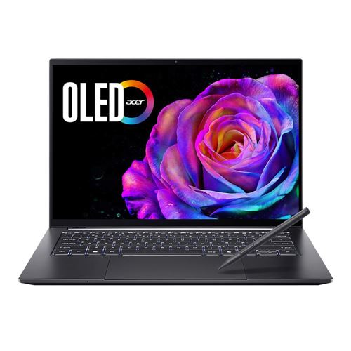 Acer Swift X 14 OLED 14.5" Laptop Computer - Titanium Gray
 Intel Core Ultra 7 255H 1.5GHz — vista 1