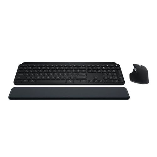 Logitech MX Keys S Combo Low-Profile Wireless Keyboard + MX Master 3S Wireless Mouse - (Bl — vista 1