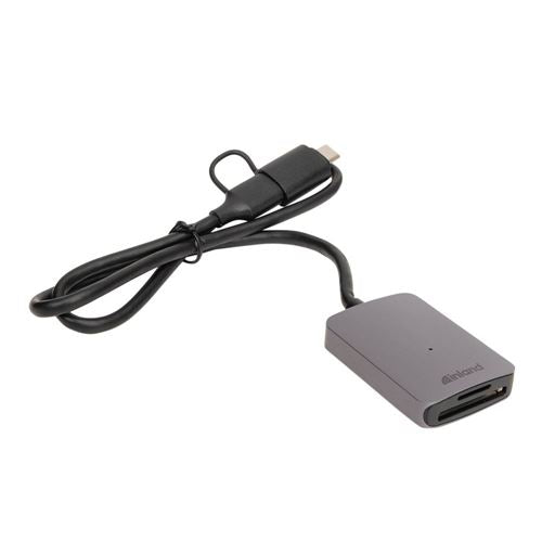 Inland 2-in-1 Memory Card Reader — vista 1