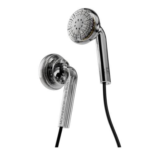 MOONDROP NICE BUDS 15.4mm Earbuds - Clear White — vista 1