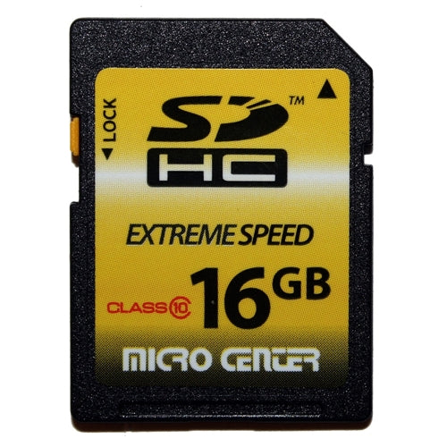 Micro Center 16GB SDHC Class 10 Flash Memory Card — vista 1