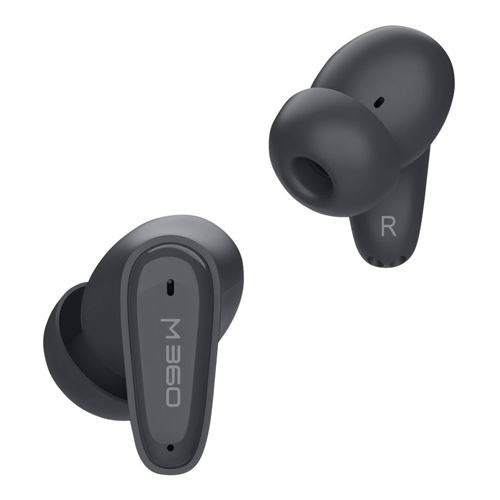 Morpheus 360 Nemesis True Wireless Bluetooth Earbuds - Gray — vista 1