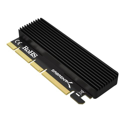 Sabrent NVMe M.2 SSD to PCIe Adapter Card with Aluminum Heatsink — vista 1