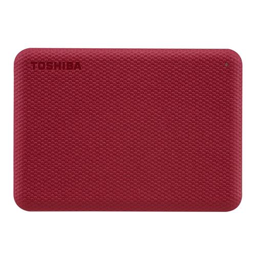 Toshiba Canvio Advance 2TB USB 3.1 (Gen 1 Type-A) 2.5" Portable External Hard Drive - Red — vista 1