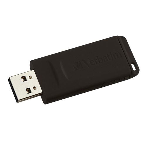 Verbatim 64GB Slider USB Flash Drive - Black — vista 1