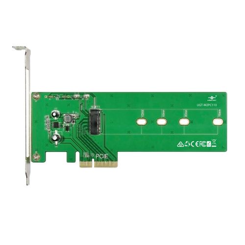 Vantec M.2 NVMe PCIe x4 Adapter (Extra Long 110 Module) — vista 1
