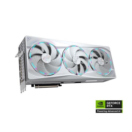 Gigabyte NVIDIA GeForce RTX 5090 AORUS STEALTH ICE Overclocked Triple Fan 32GB GDDR7 PCIe  — vista 1