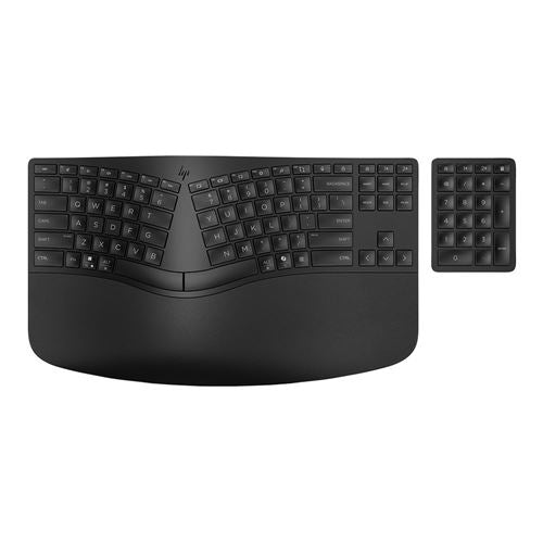 HP 960 Split-Zone Ergonomic Wireless Keyboard with Keypad — vista 1