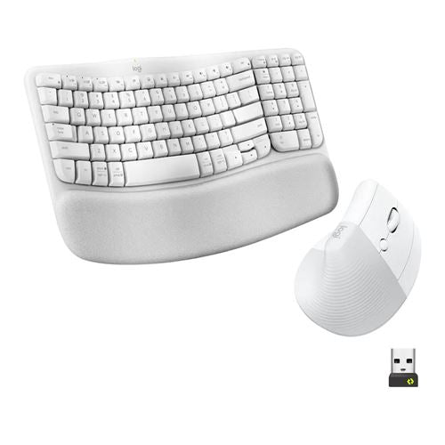 Logitech WAVE KEYS LIFT COMBO WHT — vista 1