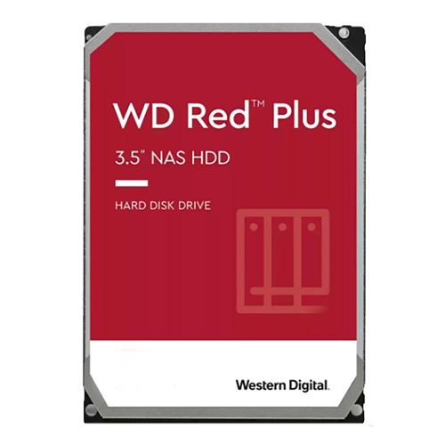 WD Red Plus 6TB 5640 RPM SATA III 6Gb/s 3.5" Internal NAS CMR Hard Drive — vista 1