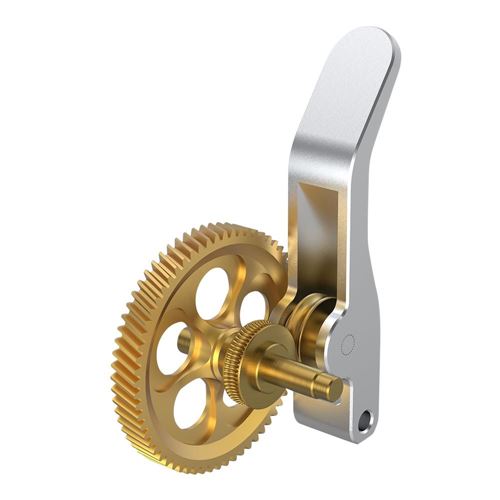 BIGTREETECH BIQU Panda Claw Extruder Gear Set
 Compatible for Bambu A1 Series;  Golden Nan — vista 1