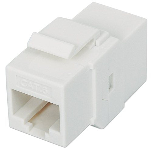 Intellinet Keystone Type Cat6 Inline Coupler - White — vista 1